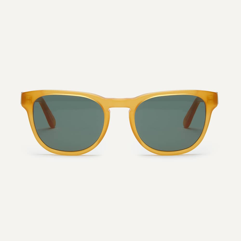square orange eco-friendly sunglasses