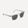 Karibu transparent square sustainable sunglasses