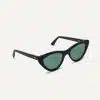 black cateye sustainable sunglasses