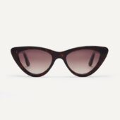 brown tortoiseshell vintage cat eye sunglasses