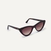 brown cateye sustainable sunglasses