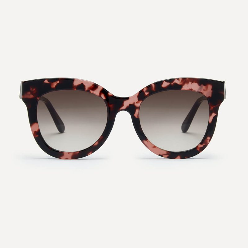 Mzuri pink oversize cat eye sunglasses