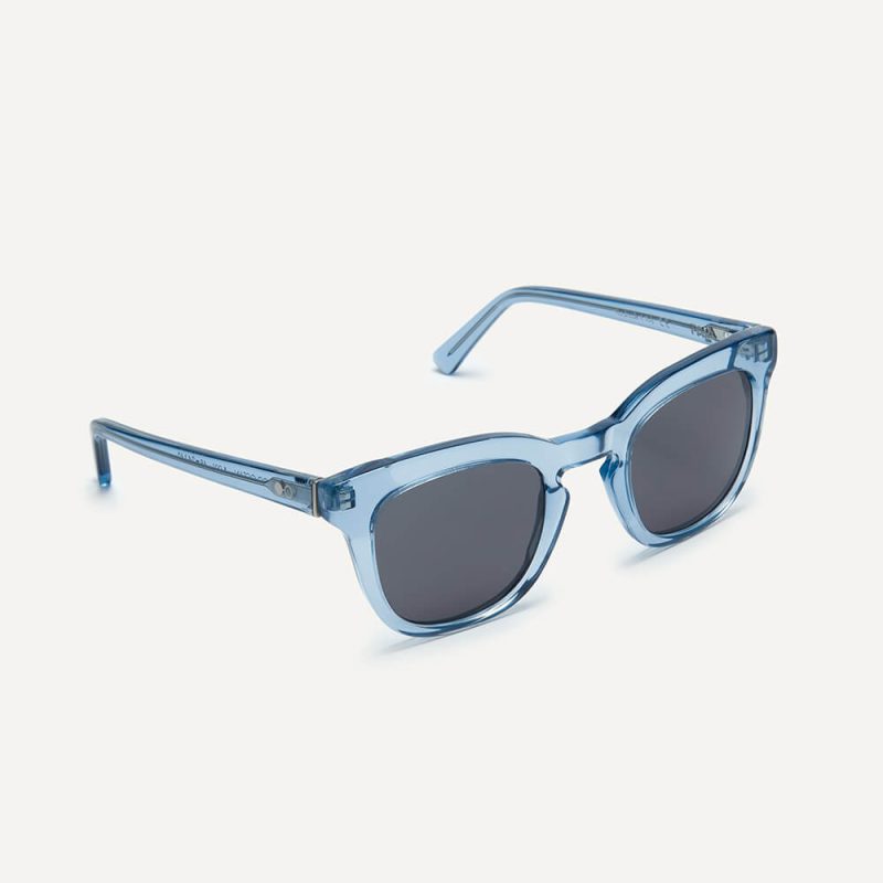 pale blue square sunglasses by Pala