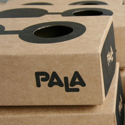 Pala branded cardboard boxes