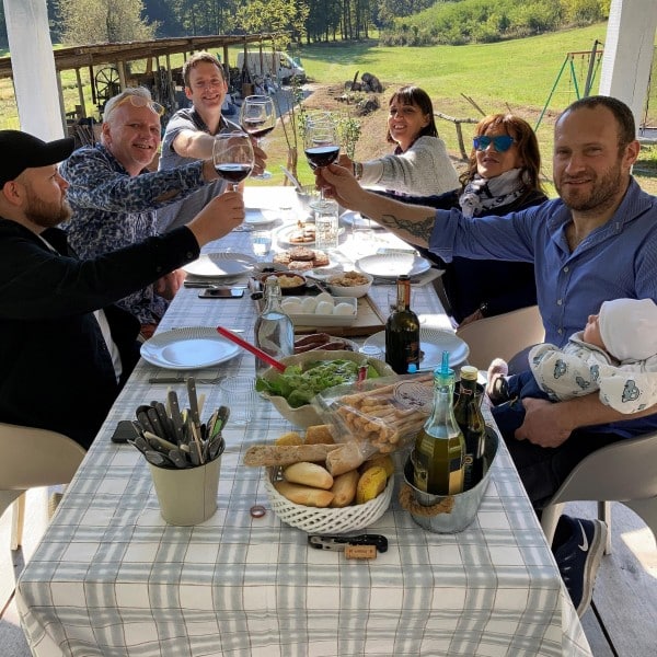 Pala supplier lunch in Italy