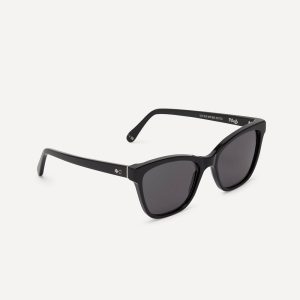 Black eco friendly cat eye sunglasses