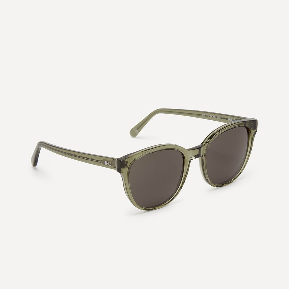 Nkiru round green sustainable sunglasses