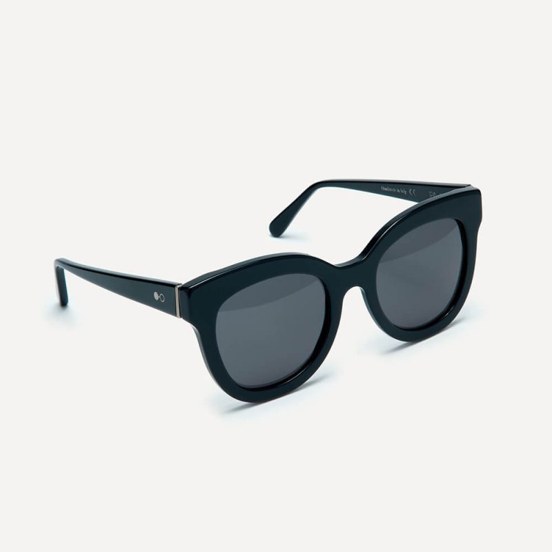Mzuri black oversize cat eye sunglasses