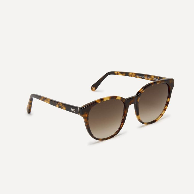 Nkiru eco friendly brown oversize sunglasses