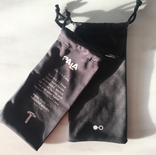 Pala recycled microfiber soft bags for sunglasses