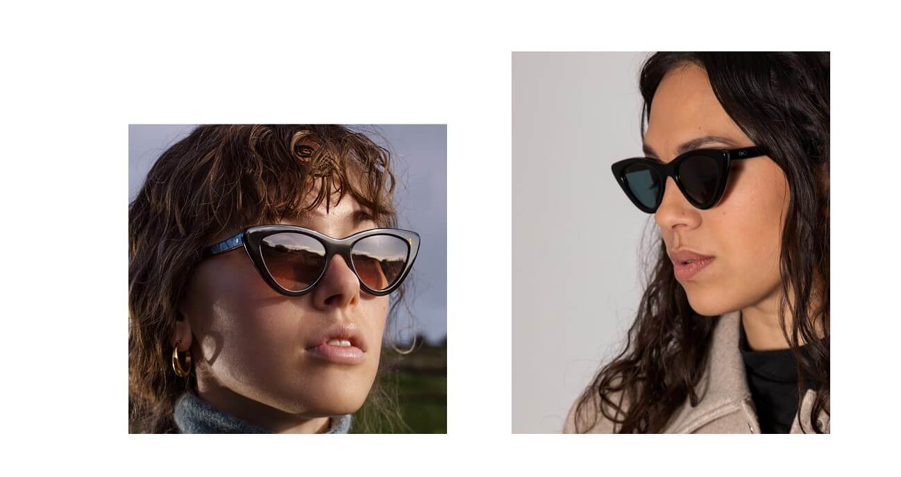 women wearing environmentally friendly sunglasses