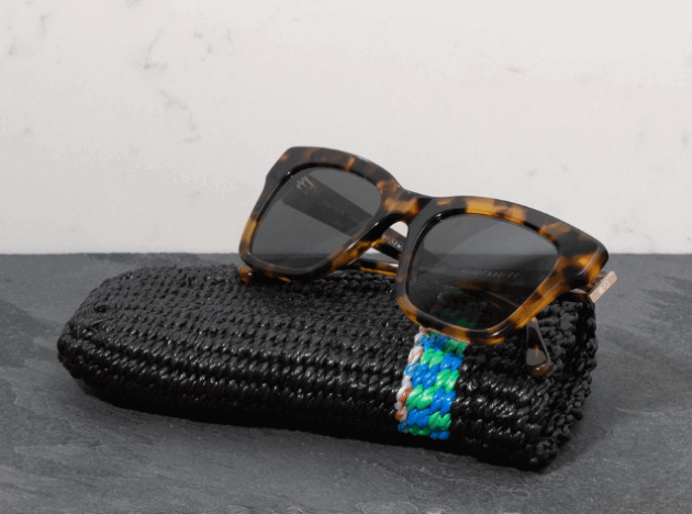 eco friendly sunglasses and recycled plastic sunglasses case
