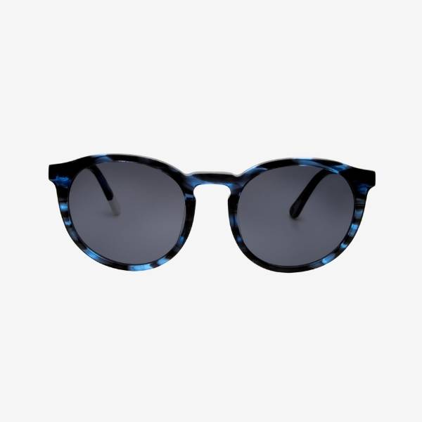 blue round ethical sunglasses
